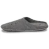Pantofole classiche casual imbottite e calde, unisex, grigie