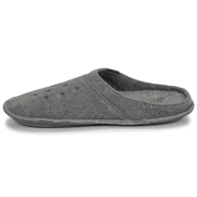Pantofole classiche casual imbottite e calde, unisex, grigie