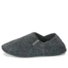 Pantofole classiche con suola morbida, unisex, nere