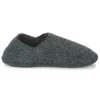 Pantofole classiche con suola morbida, unisex, nere