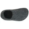 Pantofole classiche con suola morbida, unisex, nere