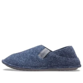 Pantofole classiche unisex blu con suola morbida