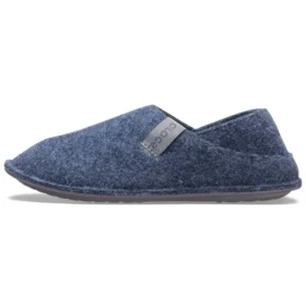 Pantofole classiche unisex blu con suola morbida