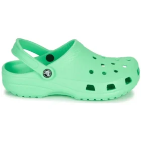 Pantofole sportive classiche da esterno con tacco basso, verde