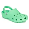 Pantofole sportive classiche da esterno con tacco basso, verde