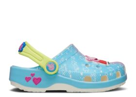 Peppa Pig x Classic Clog per bambini “Blue Pink Gradient”