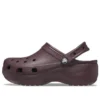 Platform Clog classico “Dark Cherry”