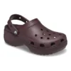Platform Clog classico “Dark Cherry”