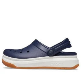 Sandali Band Full Force con suola spessa, unisex, blu e bianco