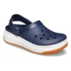 Sandali Band Full Force con suola spessa, unisex, blu e bianco