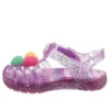 Sandali bassi glitterati Isabella “Purple Pink”
