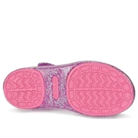Sandali bassi glitterati Isabella “Purple Pink”