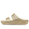 Sandali Classic Cozzzy Glitter “Multi Gold”