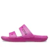 Sandali classici, comodi e unisex viola e rossi