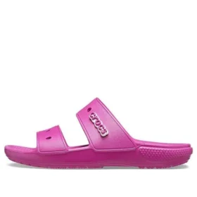 Sandali classici, comodi e unisex viola e rossi
