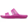 Sandali classici, comodi e unisex viola e rossi