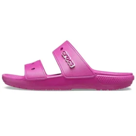 Sandali classici, comodi e unisex viola e rossi