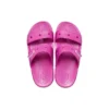 Sandali classici, comodi e unisex viola e rossi
