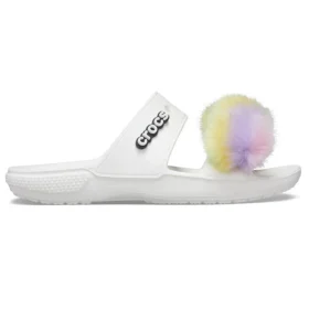 Sandali classici Fur Sure a 2 cinturini “Bianco”
