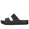 Sandali con zeppa Baya “Core Black”