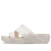 Sandali con zeppa e cinturini Boca “White”