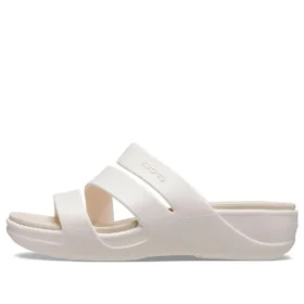 Sandali con zeppa e cinturini Boca “White”