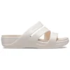 Sandali con zeppa e cinturini Boca “White”