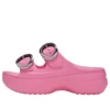 Sandali con zeppa e fibbia Saturday “Pink Lemonade”