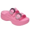 Sandali con zeppa e fibbia Saturday “Pink Lemonade”
