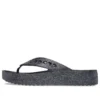 Sandali con zeppa e Glitter Baya Flip “Black”