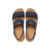 Sandali con zeppa intrecciati Brooklyn “Blue Brown”