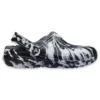 Sandali da esterno Classic Lined Clog “Marbled White Black”