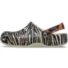 Sandali da spiaggia Classic con stampa animalier Unisex “White”