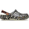 Sandali da spiaggia Classic con stampa animalier Unisex “White”
