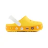 Sandali da spiaggia Crocs piccoli, giallo sabbia
