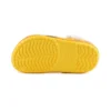 Sandali da spiaggia Crocs piccoli, giallo sabbia