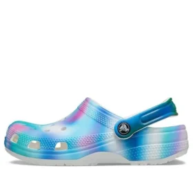 Sandali da spiaggia Crocs unisex multicolori bianchi