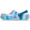 Sandali da spiaggia Crocs unisex multicolori bianchi