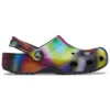 Sandali da spiaggia unisex Crocs multicolori e neri