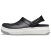 Sandali Full Force con suola spessa, nero e bianco, unisex
