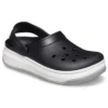 Sandali Full Force con suola spessa, nero e bianco, unisex