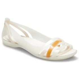 Sandali II Flat White Orange