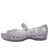 Sandali peep toe glitterati Isabella “Silver”