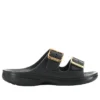 Sandali Saturday con fibbia metallica “Black”