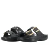 Sandali Saturday con fibbia metallica “Black”