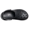 Sandali Small Whale Retro Crocs con suola spessa, neri
