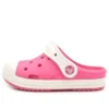 Sandali sportivi rosa Crocs Outdoor con tacco basso, taglia piccola