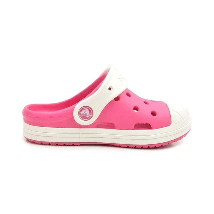 Sandali sportivi rosa Crocs Outdoor con tacco basso, taglia piccola