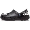 Sandali unisex classici casual “Feel The Positivity” neri