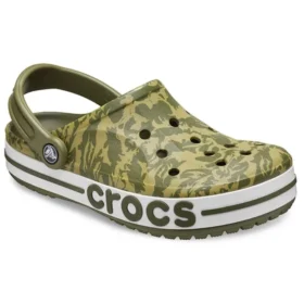 Sandali unisex con stampa mimetica verde n. 4